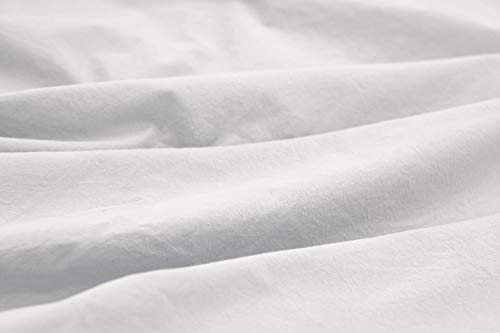L1NK STUDIO Sabana Bajera Ajustable Cama 105 cm (105x200x35cm) 100% algodón (Percal 200 Hilos) Blanco