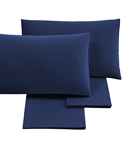 Puraluna Corazón – Juego de sábanas y fundas de almohada de algodón, 180 x 200 x 30 cm