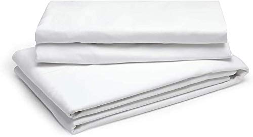 Linen Zone - Sábana de algodón egipcio, 400 hilos, 100% algodón egipcio/algodón/algodón egipcio/lino,...
