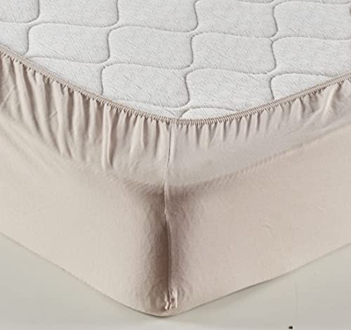 Comfy Wings Sábana bajera ajustable para cama con somier, 200 x 220 cm, suave sábana bajera para colchón de...