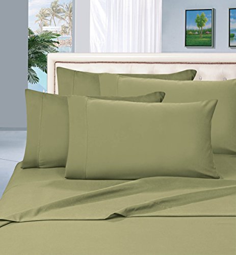 Elegant Comfort Lujoso juego de sábanas, 6 piezas, algodón egipcio de calidad, 1500 hilos, resistente a las...